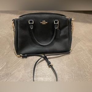 Coach black purse, black, good condition